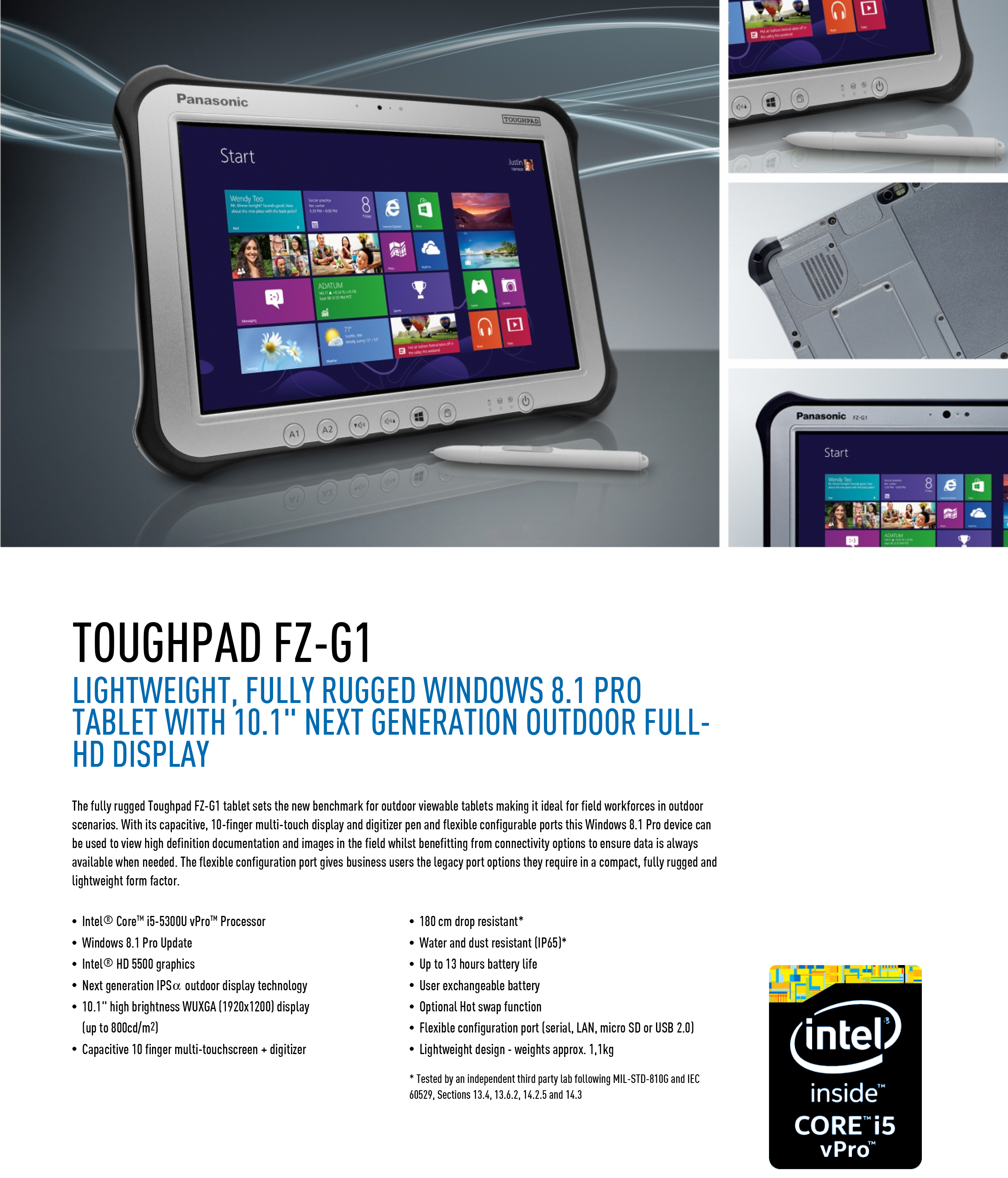 Panasonic ToughPad FZ-G1